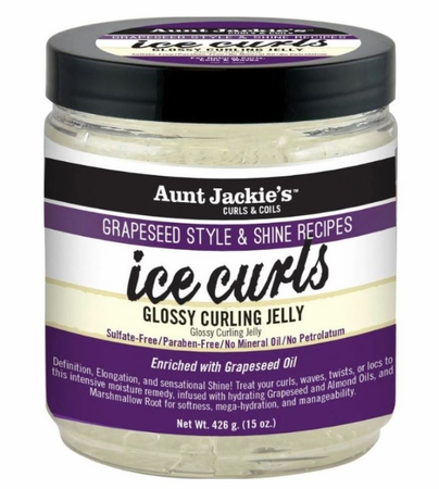 Aunt Jackie's Grapeseed Collection Ice Curls Glossy Curling Jelly