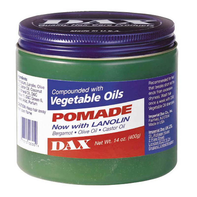 Dax Vegetable Oils Pomade Now With Lanolin