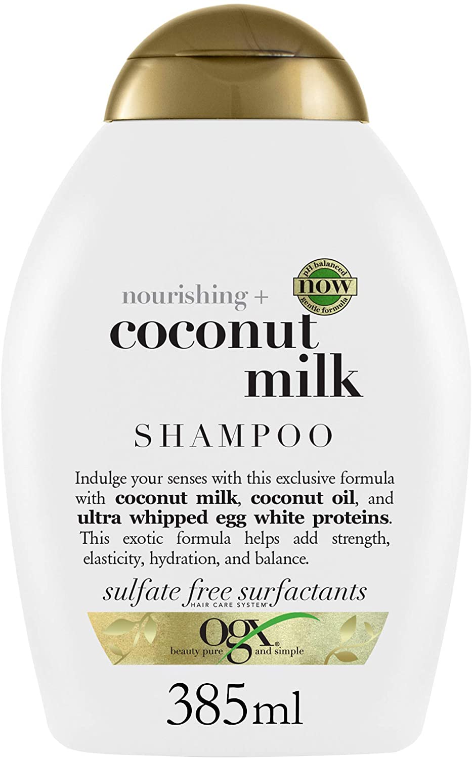 OGX Shampoo Nutriente per la forza e l'elasticità dei capelli al Latte di cocco