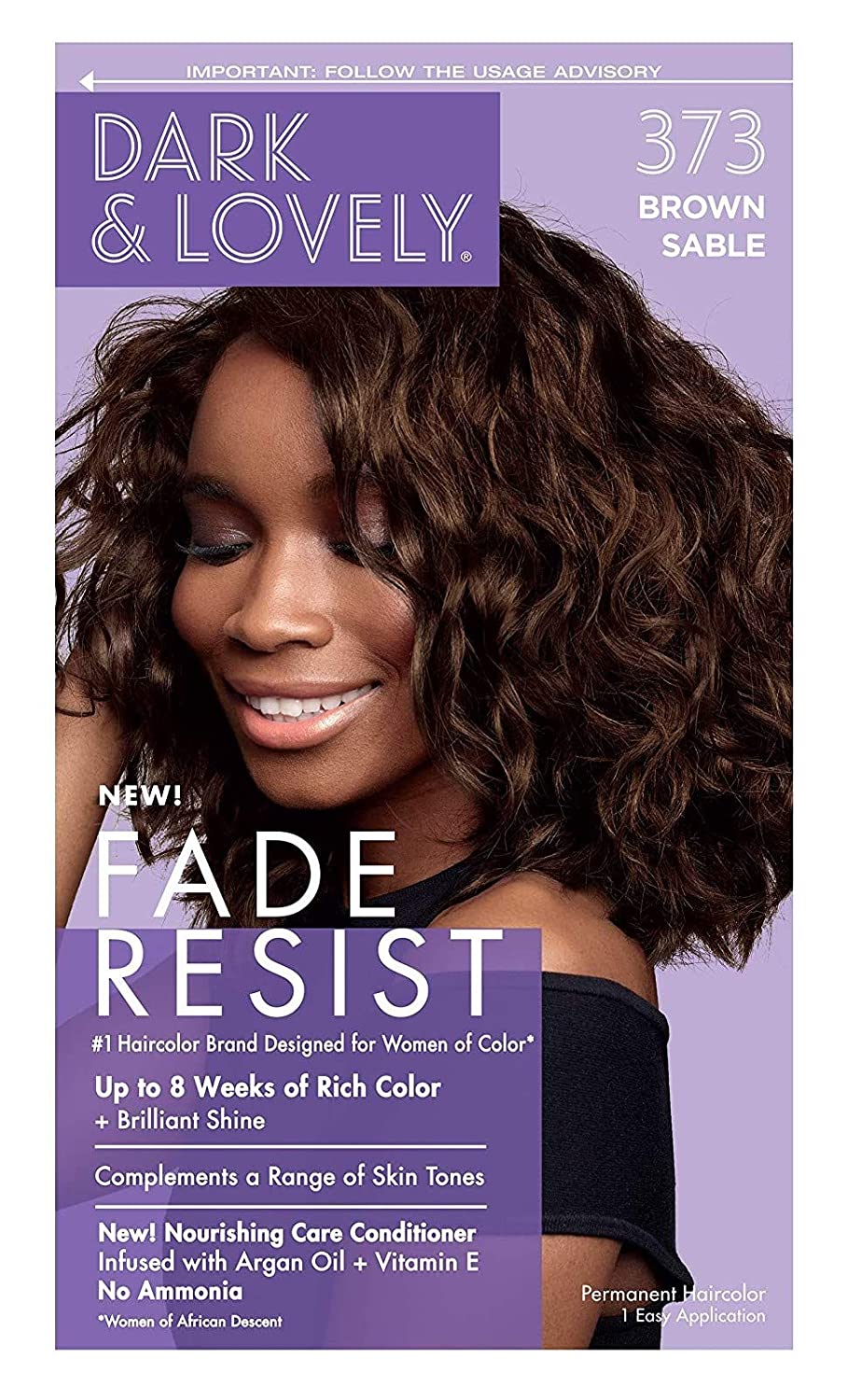 Dark and lovely Fade Resist  Brown Sable 373